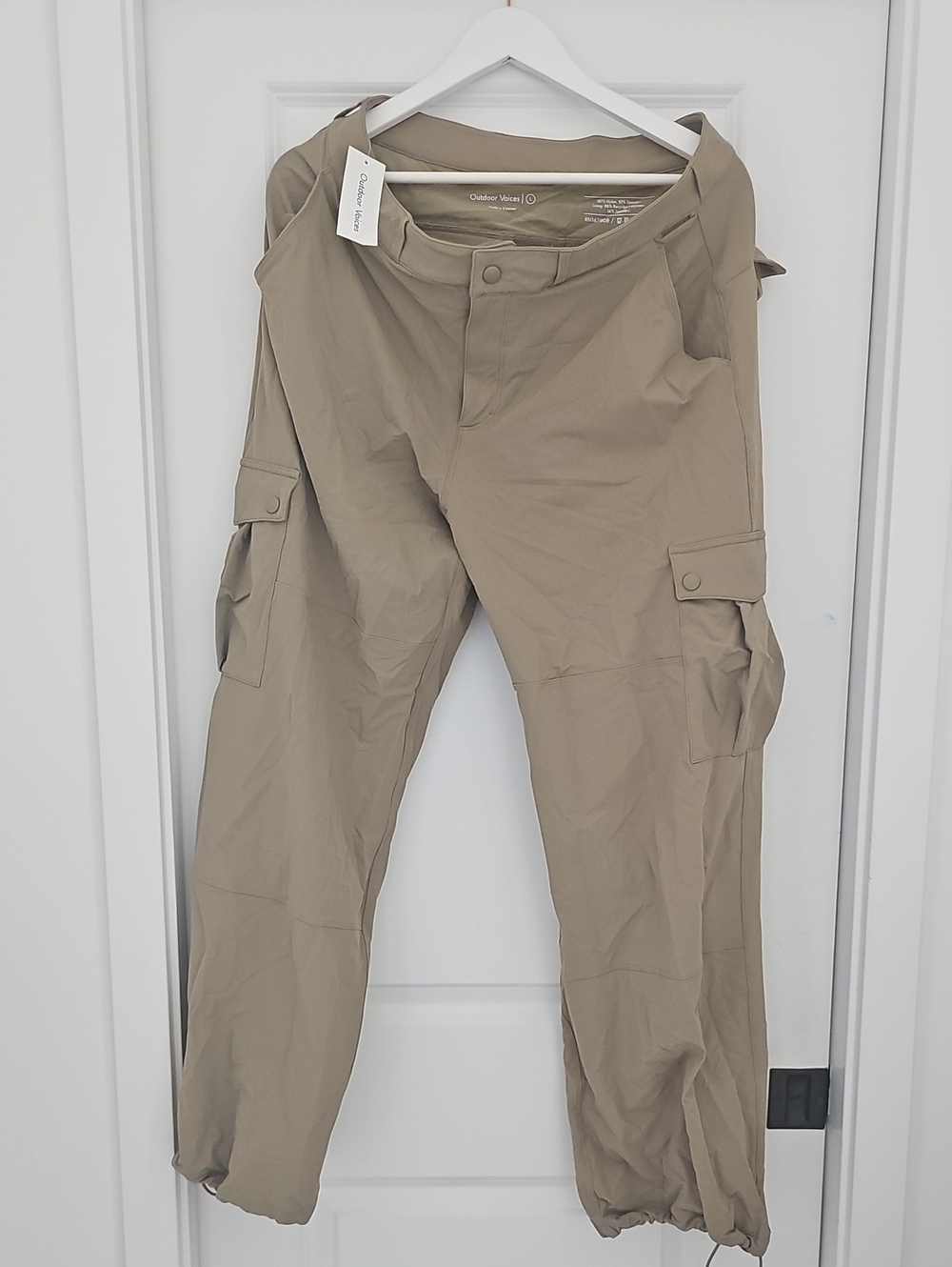 Outdoor Voices Women's Cargo Pants - Khaki Taupe sz LG